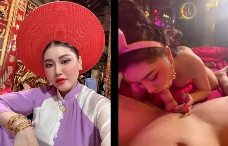 Cô đồng dâm bú cu dâng lễ cho anh em